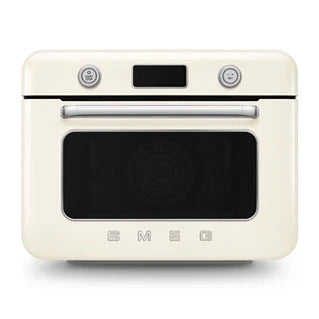 Four combiné vapeur et air fryer Smeg COF01CREU, four posable, vue du produit