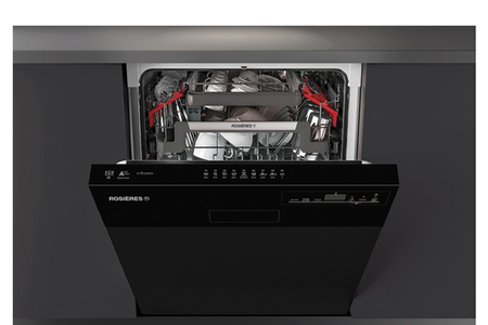 Lave-vaisselle Rosières RDSN2D622PB, lavage de la vaisselle, vue du produit
