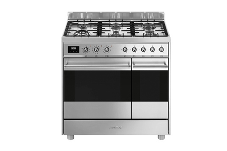 Piano de cuisson Smeg C92GPX9, vue du produit