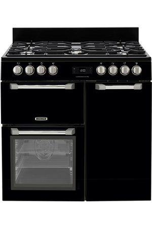 Piano de cuisson Leisure Cuisinemaster Pro 90 cm gaz noir PR90F560K, vue du produit