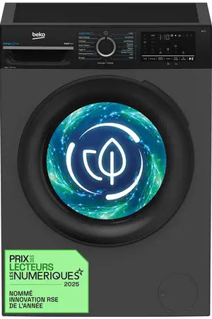 Lave-linge hublot Beko BM34WFU48411A, lavage du linge, vue du produit