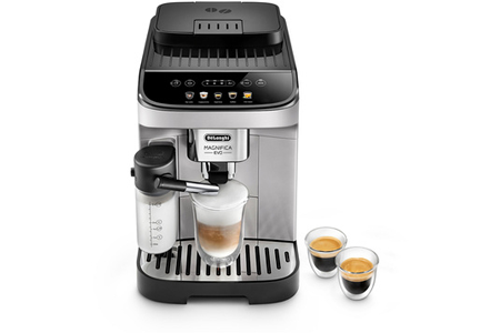 Expresso avec broyeur De'Longhi Magnifica Evo FEB2961.SB silver et noir, vue du produit