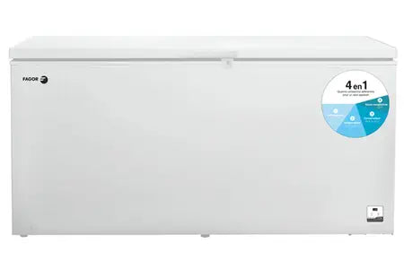 Congélateur coffre Fagor FCC700E, congélation des aliments, vue du produit