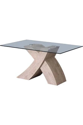 Table à manger Habitat et Jardin Mona 150 x 90 x 74 cm en chêne, vue du produit