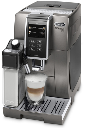 Expresso avec broyeur De'Longhi Dinamica FEB3795.T titanium, vue du produit