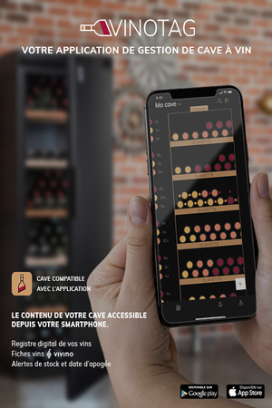 Cave de service Avintage AVI82CDZA, mise à température des vins, vue de face