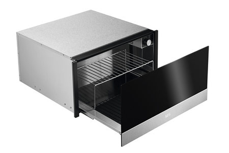 Tiroir chauffant AEG KDK912924M, accessoire de cuisine encastrable, vue de face