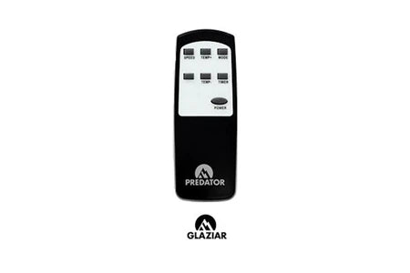 Climatiseur mobile Predator S40 noir 3 en 1, 3500 W et 12 000 BTU, vue de face