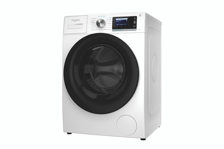 Lave-linge hublot Whirlpool W7X89R Silence, lavage du linge, vue de face