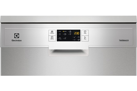 Lave-vaisselle Electrolux ESF9516LOX inox, lavage de la vaisselle, vue de face