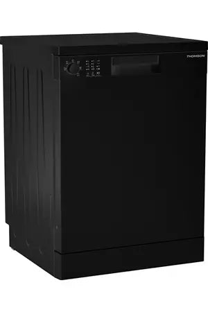 Lave-vaisselle Thomson TDW4714BK noir, lavage de la vaisselle, vue de face