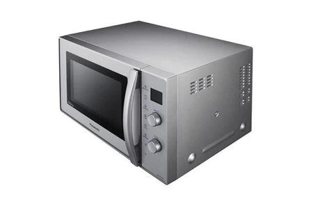 Micro-ondes combiné Panasonic NN-CD575MEPG argent, 27 litres, vue de face