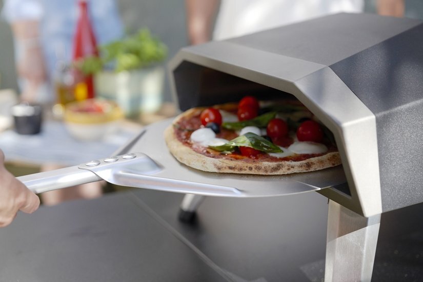 Offre promo four à pizza à gaz 12 pouces avec pelle à pizza, vue du produit