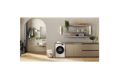 Lave-linge hublot Whirlpool FFBB9489BVFR, lavage du linge, vue de côté