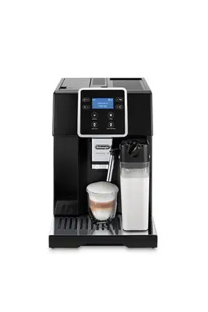Expresso avec broyeur De'Longhi Perfecta Evo ESAM420.40.B noir, vue de côté