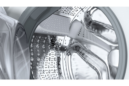 Lave-linge hublot Bosch WGE02409FR, lavage du linge, vue de côté