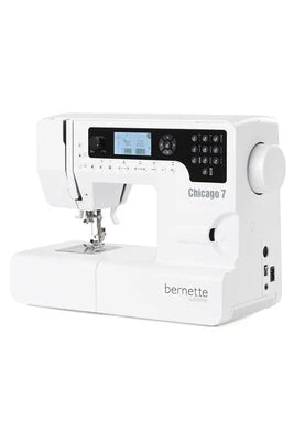 Machine à coudre et à broder Bernette Chicago 7, module de broderie, vue de détail
