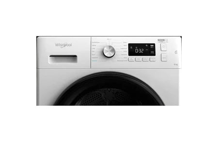 Sèche-linge Whirlpool pompe à chaleur 60 cm 8 kg FFTM1182BFR, vue de côté