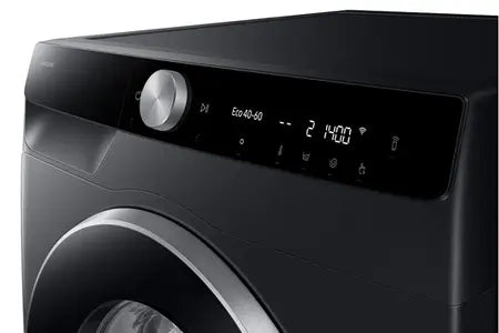 Lave-linge hublot Samsung WW11DG6B85LB Bespoke AI, lavage du linge, vue de côté