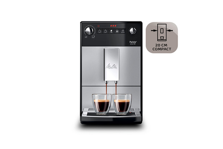 Expresso avec broyeur Melitta Purista F230-101 argent, vue de détail
