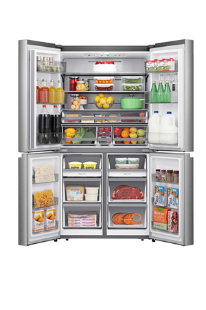 Réfrigérateur multi-portes Hisense RQ758N4SBSE, vue de détail