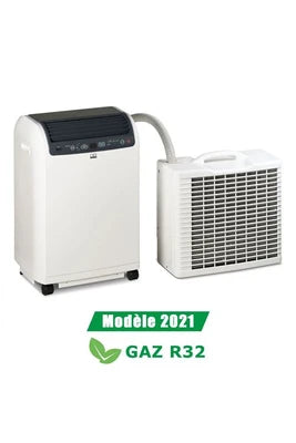 Climatiseur mobile Remko RKL 495 DC de 4,3 kW jusqu'à 80 m2, vue de détail