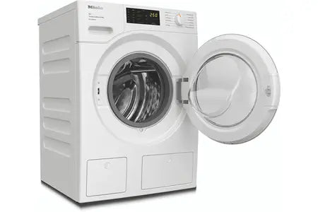 Lave-linge hublot Miele WWB680 WCS, lavage du linge, vue de détail