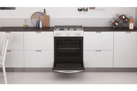 Gazinière Indesit IS67G1KMW/E/1, grilles et accessoires fournis