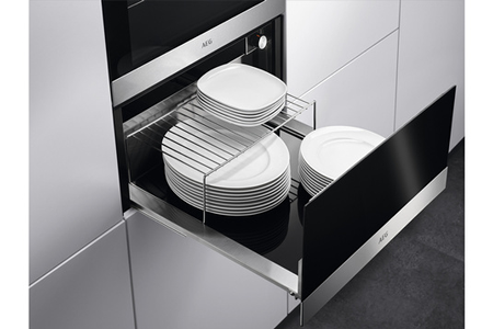 Tiroir chauffant AEG KDK912924M, accessoire de cuisine encastrable, vue arrière