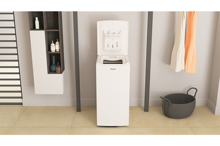 Lave-linge top Whirlpool Zen TDLRBX6252BSFR/N Silence, vue arrière