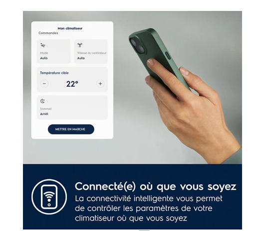Climatiseur mobile Electrolux Comfort 600 EXP38U340HW, climatisation, vue arrière