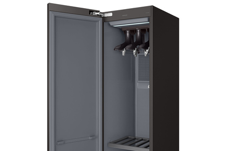 Sèche-linge armoire assainissante Samsung AirDresser, intérieur