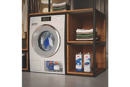 Lave-linge hublot Miele WWB680 WCS, lavage du linge, en situation