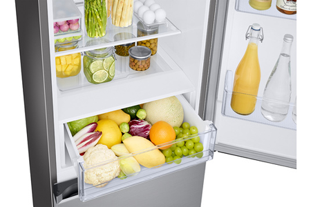 Réfrigérateur congélateur en bas Samsung RB34T600ESA, commandes