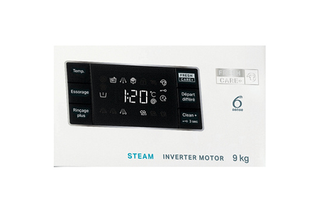 Lave-linge hublot Whirlpool FFBB9489BVFR, lavage du linge, vue arrière