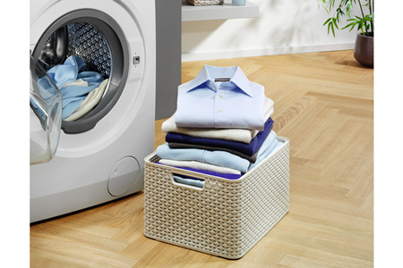 Lave-linge séchant Electrolux EW7W4316DA, lavage et séchage, en situation