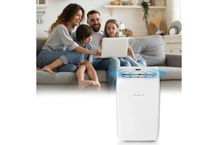 Climatiseur mobile Rowenta RWAC12KA++, climatisation, vue rapprochée