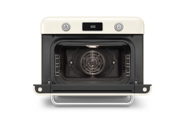 Four combiné vapeur et air fryer Smeg COF01CREU, vue d'ensemble