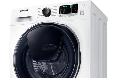 Lave-linge hublot Samsung WW8NK52E0VW, lavage du linge, vue d'ensemble