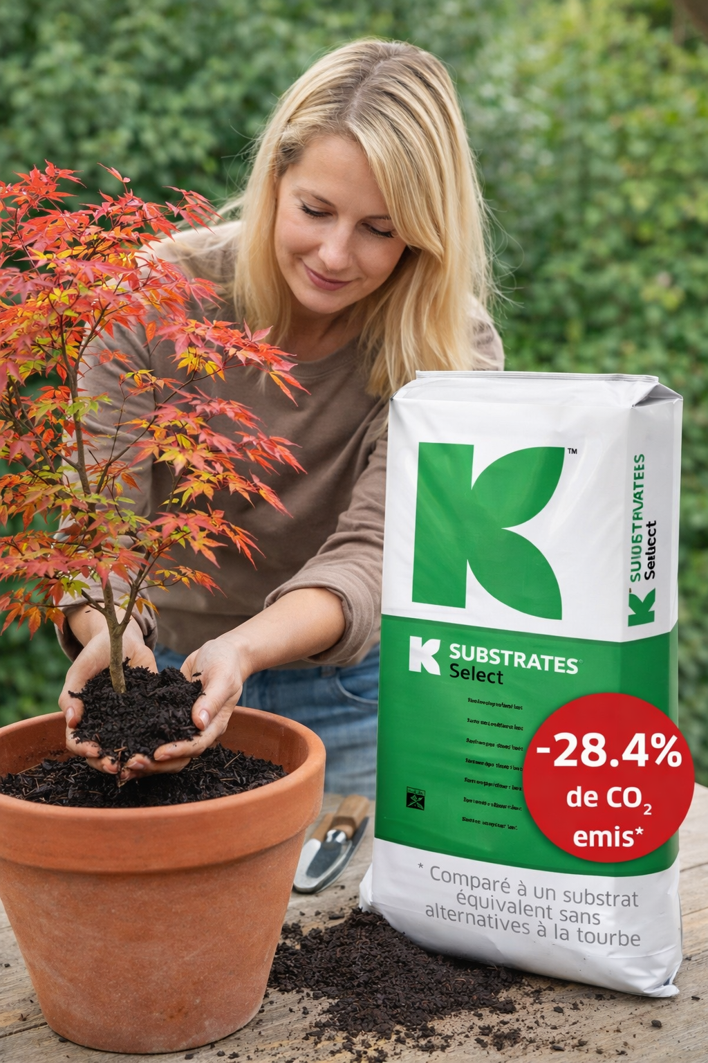 Substrat Klasmann réf. 564 RHP 25 Professional sac de 70 L, vue de détail