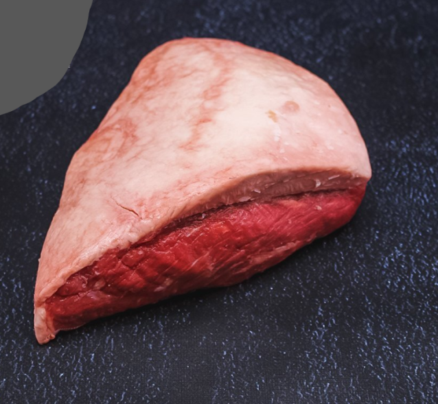 Picanha entière de 1,8 kg, aiguillette de rumsteck, viande d'exception, vue du produit