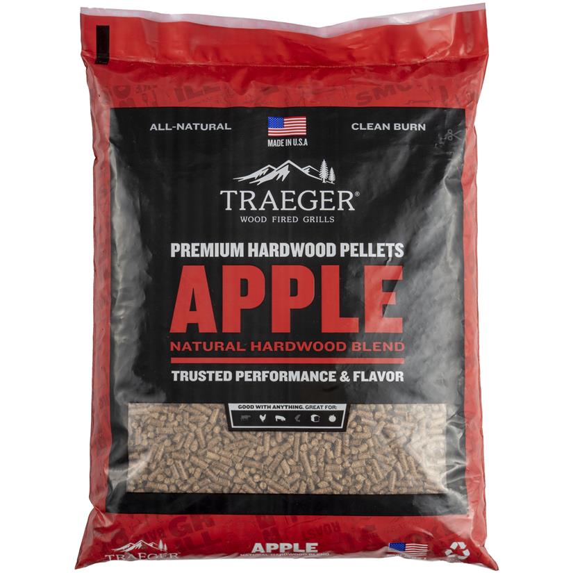 Sac de pellets pommier pour barbecue à pellets Traeger, vue du produit