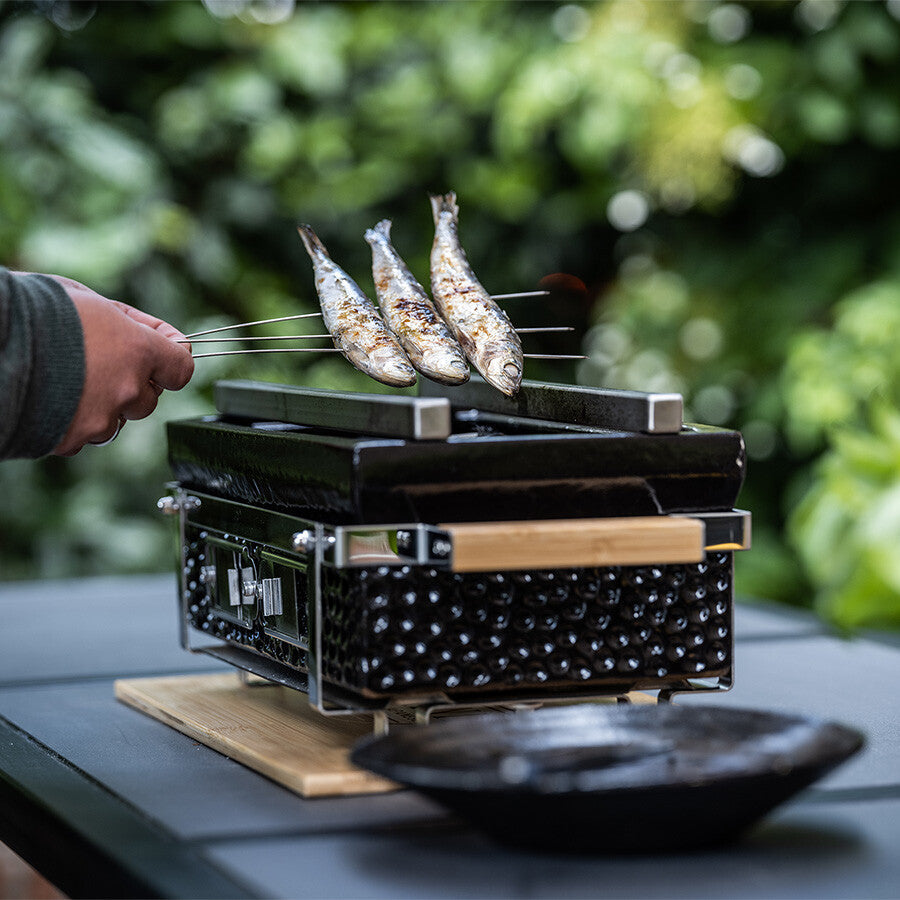 Yakiniku Shichirin rectangulaire, konro et yakitori grill, intérieur